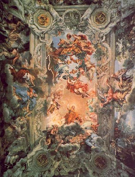 Pietro da Cortona Glorification of the Rule of Urban VIII Germany oil painting art